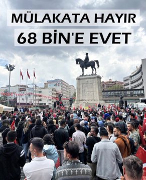 Biz buradayız 68bin mülakatsız atama nerede???
@RTErdogan @Yusuf__Tekin
@memetsimsek 

#ŞimşekMebeMülakatsız68Bin