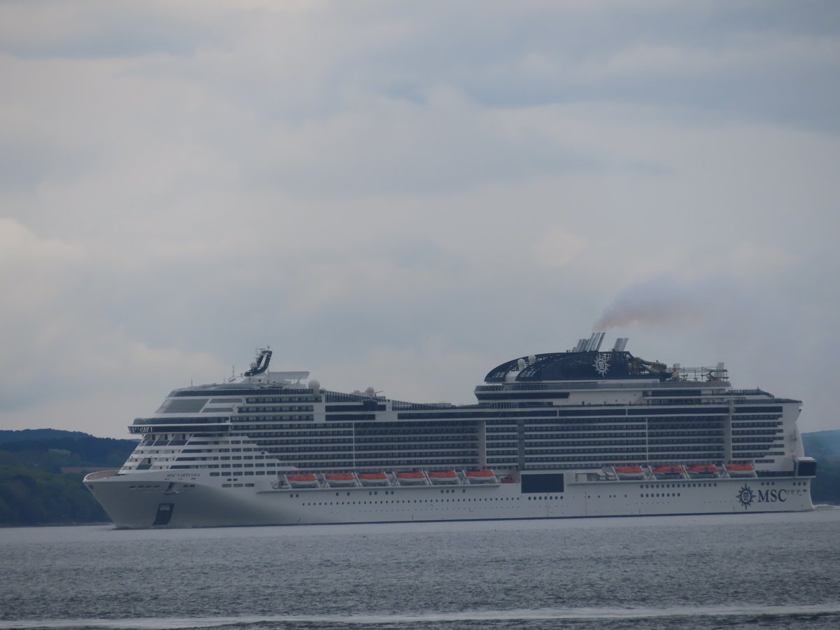 MSC VIRTUOSA in the Solent after departing from Southampton on the 6/5/2024.
@MSCCruises_PR