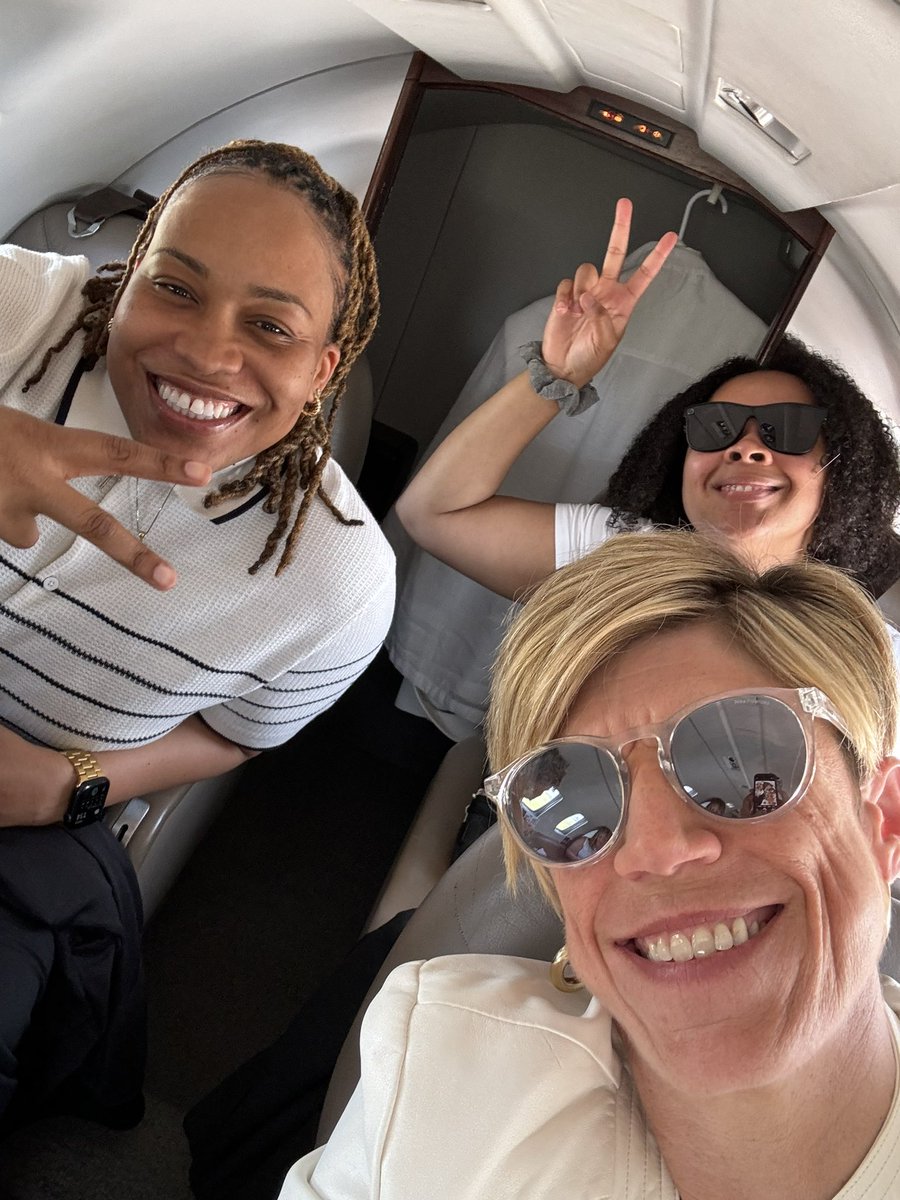 Wheels Up to Indy! Our staff is pumped! Heading to the red carpet premier of Full Court press, which will air before. NBA Finals on ESPN & abc!