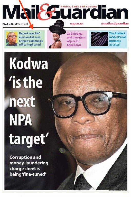 Corrupt Zizi Kodwa who is Cyril's righthand man that met secretly with Namibian authorities to cover up money laundering PhalaPhala is shown the door by Ramaphosa. There is no loyalty amongst thieves.