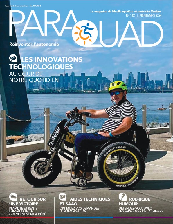 Le nouveau Paraquad est sorti! Pour cette édition, Les innovations technologiques ont pris leur place au cœur de notre quotidien!
Pour vous abonner: moelleepiniere.com/our-publicatio…