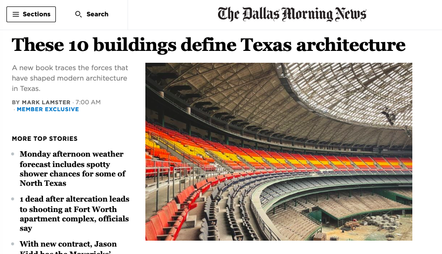 architecture above the fold on the @dallasnews home page, as well it should be! dallasnews.com/arts-entertain…