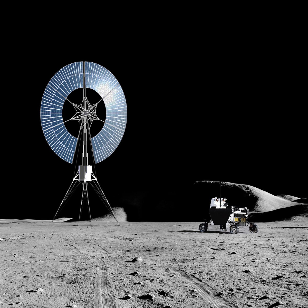 Congratulations to Folditure on their NASA SBIR Phase II award for developing folding 3D structures to enable large-scale solar power arrays on the Moon! Astrolab is proud to collaborate with Folditure and will demonstrate deployment of this technology with our rover, FLEX.
