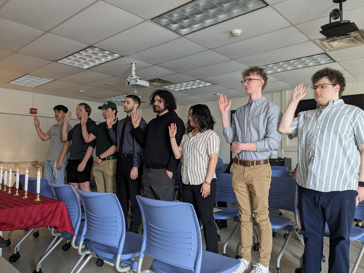 Congratulations to this year's <a href="/Siena_CompSci/">SienaComputerScience</a> inductees into the <a href="/SienaCollege/">Siena</a> chapter of #UpsilonPiEpsilon, the International Honor Society for the Computing and Information Disciplines!  From our induction ceremony last week.  upe.acm.org