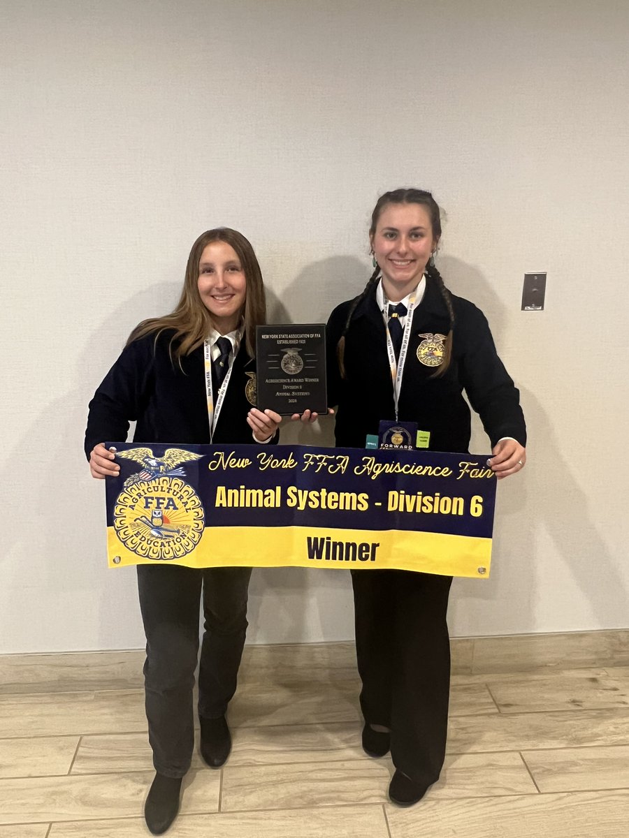 .@QuestarIII #BOCES students from our @NationalFFA Chapter in Durham attended the NYS #FFA Convention. Congrats to our students who placed & to those who were invited to compete at the National Convention! questar.org/2024/05/06/que… #QuestarIII #CTE #CareerTechEd #Agriculture