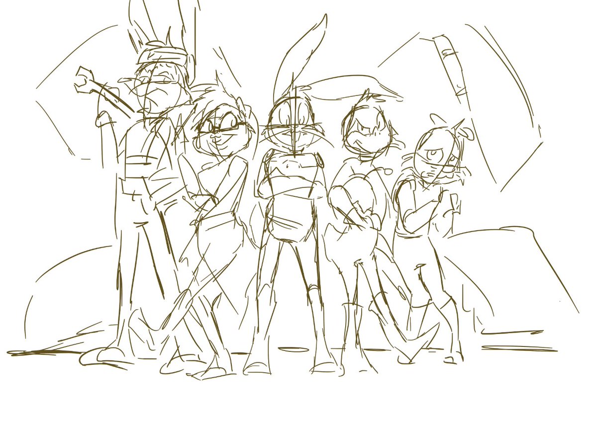 still succs at hand i guess
also yeah this is from that 'bugs piloting an huge ass mech' au
and i still need to cleanup the last one lol
#fanart #rkgk #bugsbunny #daffyduck #lolabunny #wilecoyote #wip #AU