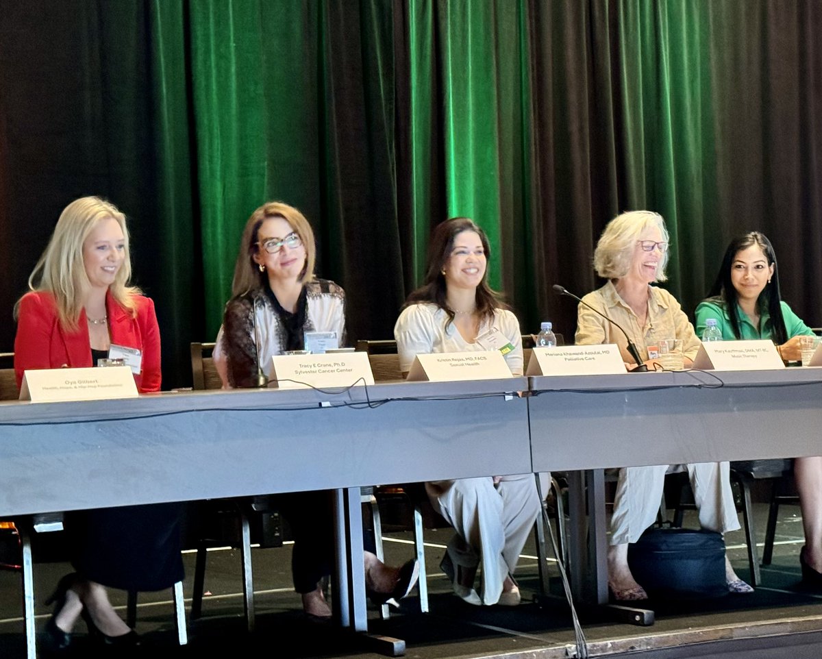 #MPM2024 Patients still talking about how amazing was this panel on #CancerSurvivorship : Surviving and Thriving ➡️with @SylvesterCancer experts on lifestyle modifications, sexual health, music therapy, physical rehab and palliative care.