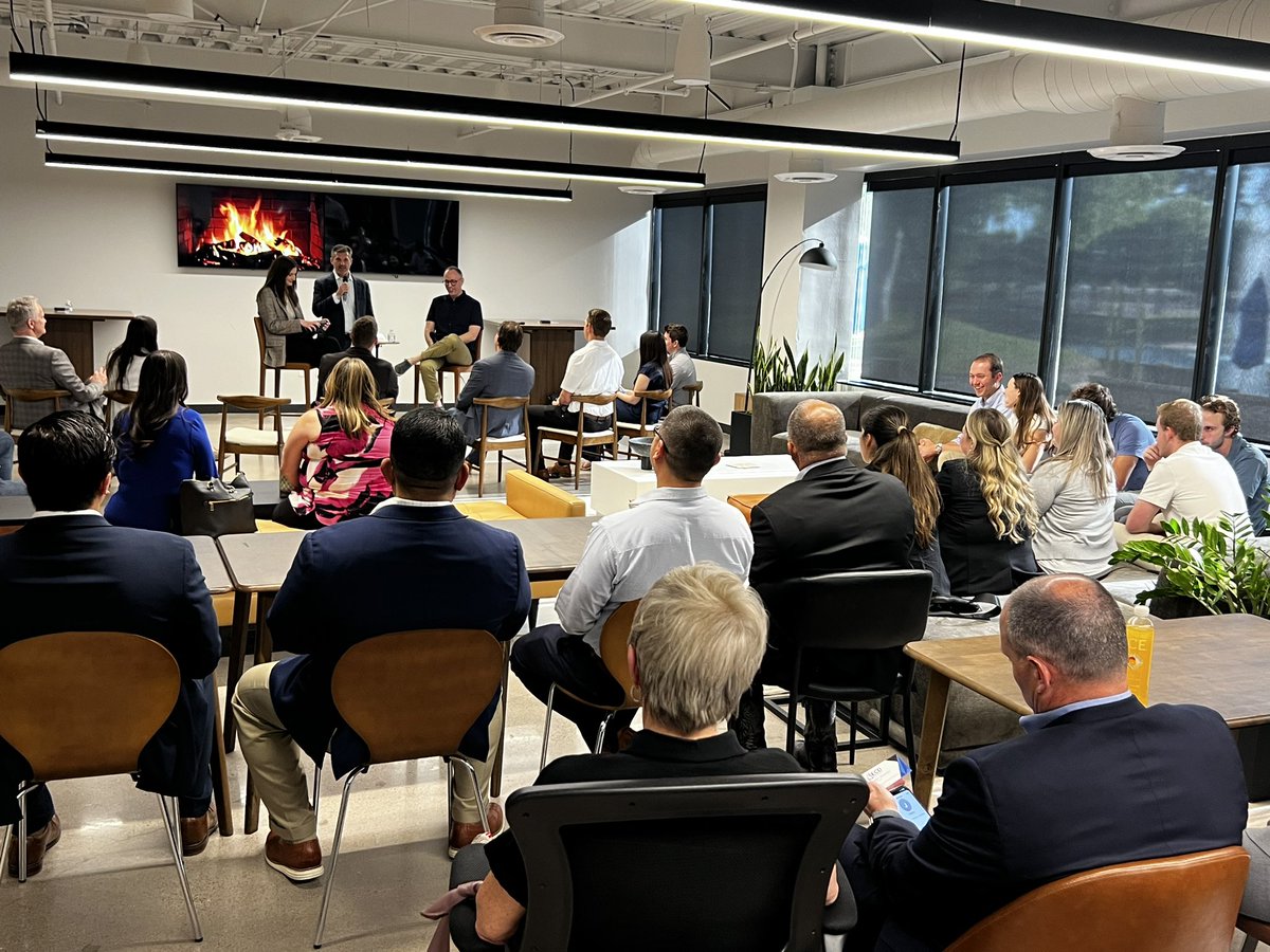 Our firm was honored to co-host a fireside chat featuring Derrick Anderson, who serves as the Senior Vice President of Education Futures at @ACEducation.

Thank you to all of our friends, colleagues & clients who joined us for this event in Phoenix last week!