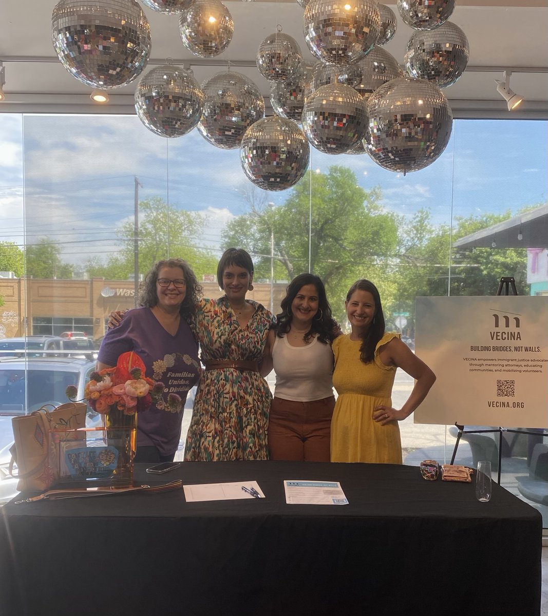 Thanks to your incredible support @Consuelastyle's give-back event, VECINA successfully raised a total of $1,430.60! We are immensely grateful to our community members for your support.

#ThankYou #HumanRights #Immigration #SupportLocalNonprofits