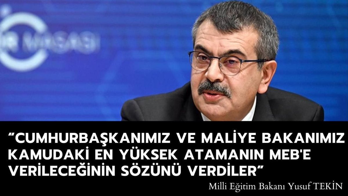 Bayrağımızın dalgalandığı her yerde göreve hazırız. 🇹🇷🇹🇷
Hevesimizi kırmayın müjde bekliyoruz .
9 ay bekledik verilen sözler tutulsun istiyoruz .
<a href="/memetsimsek/">Mehmet Simsek</a>
<a href="/Yusuf__Tekin/">Yusuf Tekin</a>
<a href="/fahrettinaltun/">Fahrettin Altun</a>
#ŞimşekMebeMülakatsız68Bin