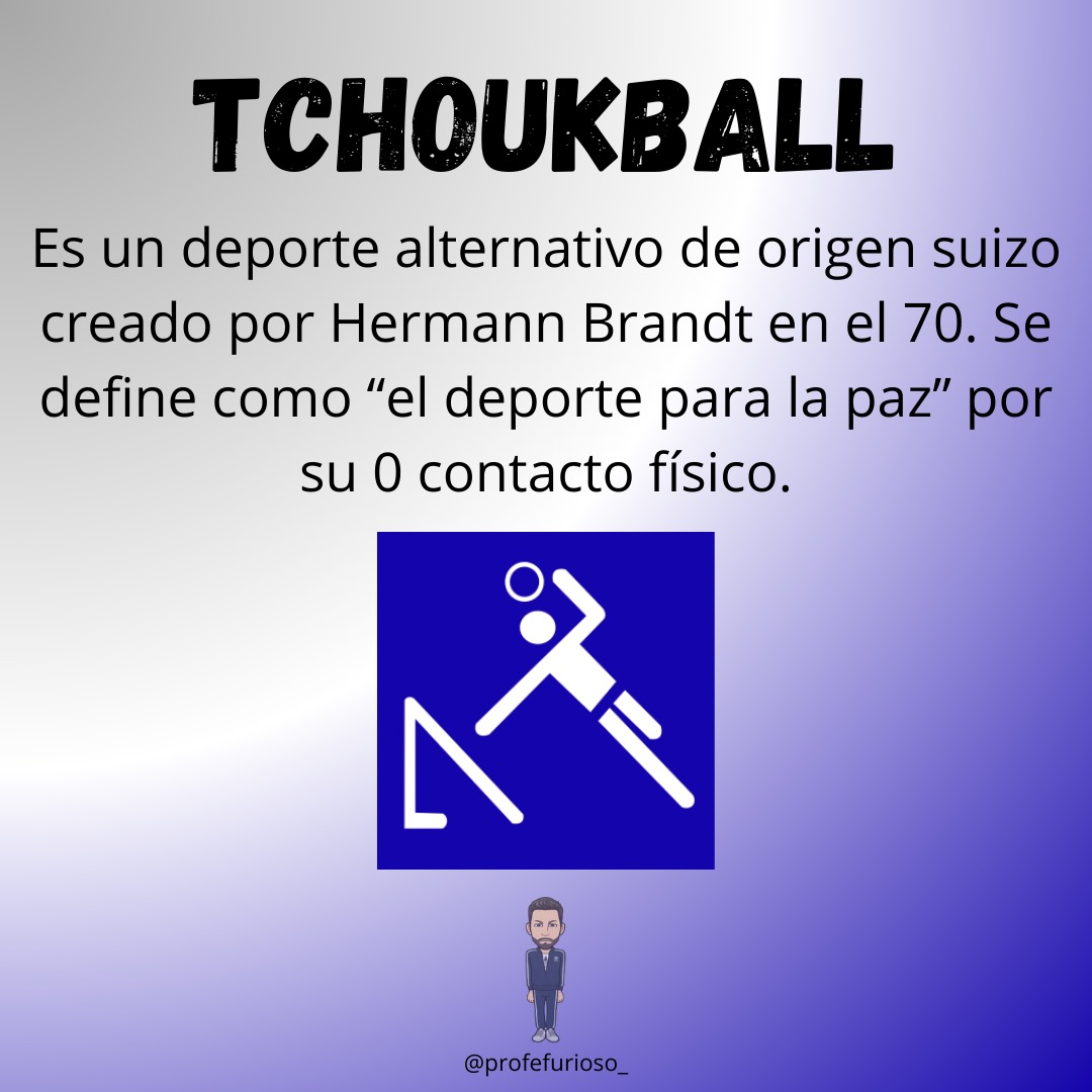 Terminamos el GRUPO 1 del #TAPADA #Edufis dando a conocer: el 𝗧𝗖𝗛𝗢𝗨𝗞𝗕𝗔𝗟𝗟, el deporte para la paz según la UNESCO (2001). Dentro hilo con lo que necesitas saber para empezar a practicar este deporte en tus clases de #EducaciónFísica 🧵👇🏻 PD: Se agradece la difusión 📢