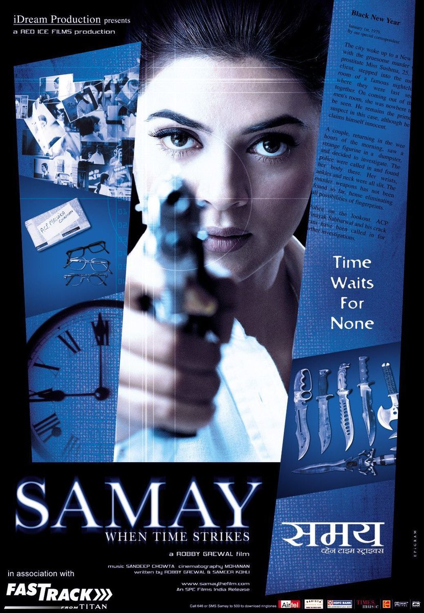 في المرتبة ال9:
#Samay

تدور القصة حول ضابطة شرطة تُدعى مالفيكا شاوهان، التي تتولى تحقيق قضية قتل رجل أعمال شهير. يبدأ التحقيق بشكل غامض، حيث لا يترك القاتل أي أدلة ويبدو أنه قاتل متسلسل. 
تقع المحققة ضحية لهذا القاتل المجنون!
#SushmitaSen