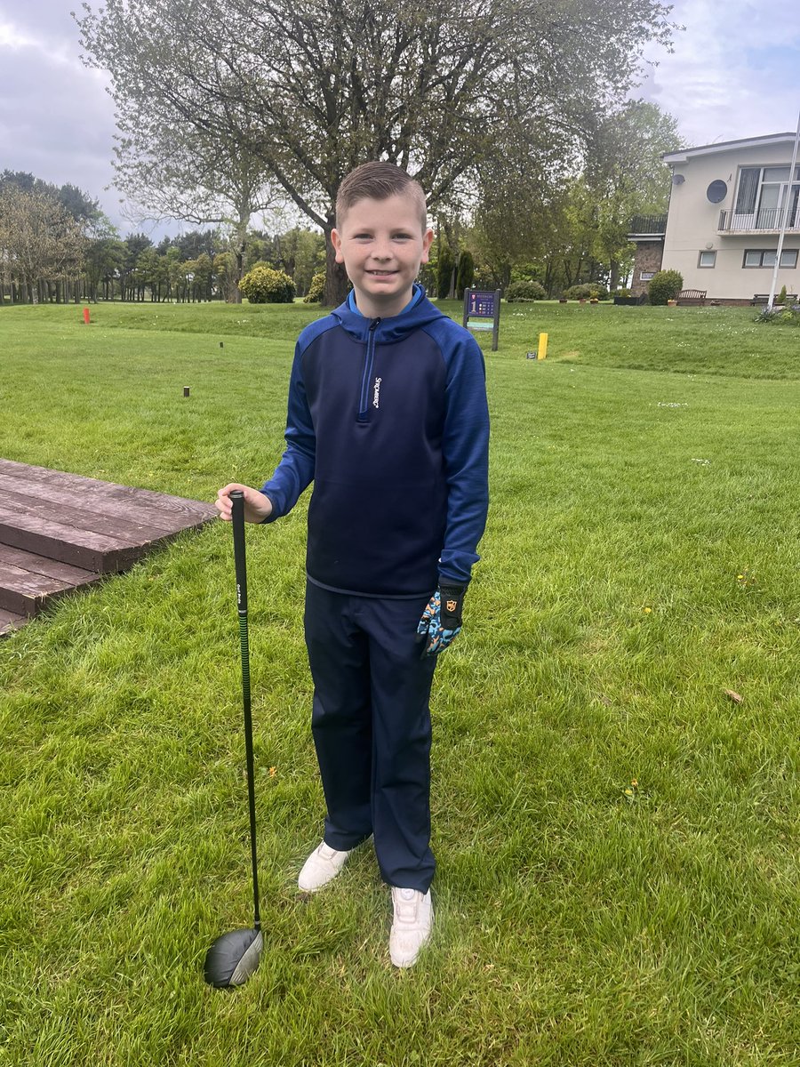 First club competition of the season, so so proud of Ollie, he’s absolutely loving it <a href="/westerhopegolf/">Westerhope Golf Club</a> ⛳️🏆
#golf #juniorgolf
