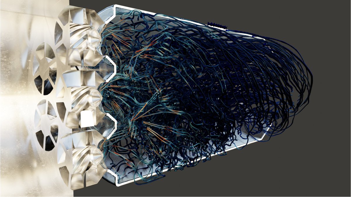 Commercial planes can't run on electricity. Instead, sustainable aviation fuels will be key to making aviation greener. @NREL researchers are harnessing the supercomputing power @OLCFGOV to understand how these fuels will perform in airplane engines: ascr-discovery.org/2024/02/flying…