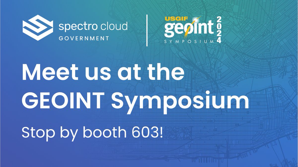 We're all set up at booth 603 for the @USGIF #GEOINT2024. If you're in Orlando, make sure to meet our team on-site. 

Come see for yourself how our #Kubernetes management solution uniquely designed for the #publicsector, Palette VerteX, can support your geospatial mission.
