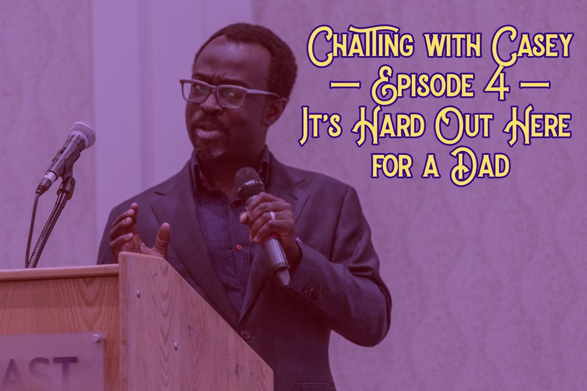 The world gives us Dads a mighty low bar for being good Dads. And while it's great to get recognition, it's INSULTING to think how little you need to do to make the CUT.

Hear all about it!

caseypalmer.com/chatting-casey…

#podcast #podcasts #blkcreatives