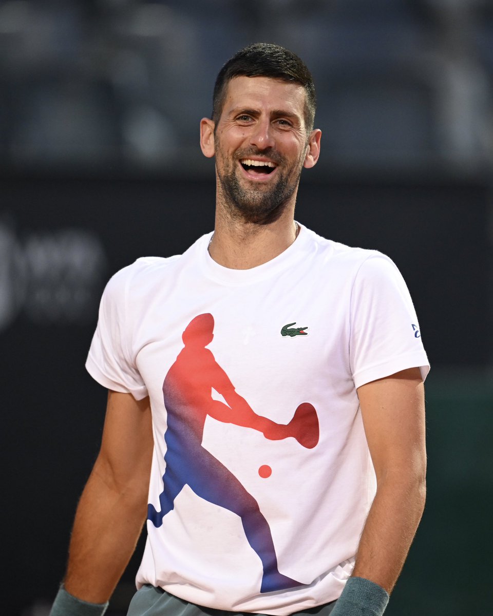 First practice filled with smiles! 😊😎

#NoleFam #Djokovic #IBI24