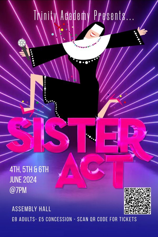 Last show ever in our school hall :( <a href="/TrinityAcadPC/">Trinity Academy PCC</a> <a href="/TrinityAc_Edin/">Trinity Academy Edin</a>  Tickets on sale now!