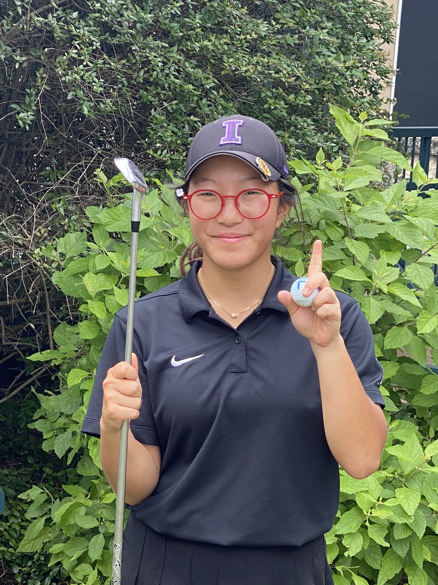 Congratulations to Megan Lee from Frisco Independence High School for her Hole-In-One on #16 on day 1 of the @uiltexas 5A State Championship!!! @Friscoisdsports @IHSFrisco