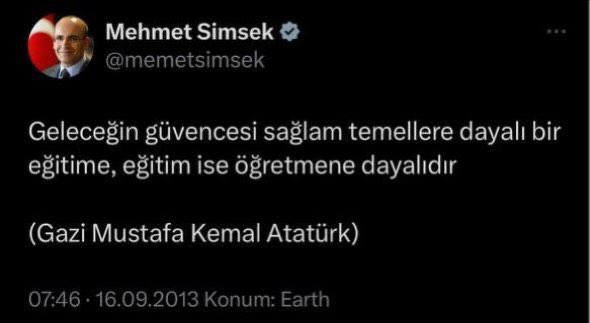 Sayın <a href="/memetsimsek/">Mehmet Simsek</a> eğitime ne kadar önem verdiğinizi biliyoruz düşük sayıları biz kabul etmiyoruz bu kadar öğretmen sizden gelecek hayırlı haberleri bekliyor  <a href="/Yusuf__Tekin/">Yusuf Tekin</a> 

#ŞimşekMebeMülakatsız68Bin