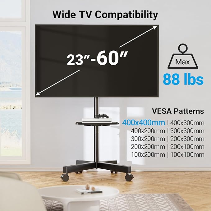 whatsapp.com/channel/0029Va…

click on the link and order now

this is my fiverr link

fiverr.com/s/m44axz

PERLESMITH Mobile TV Stand for 23-60 Inch LCD LED Flat/Curved Panel Screen TVs, )