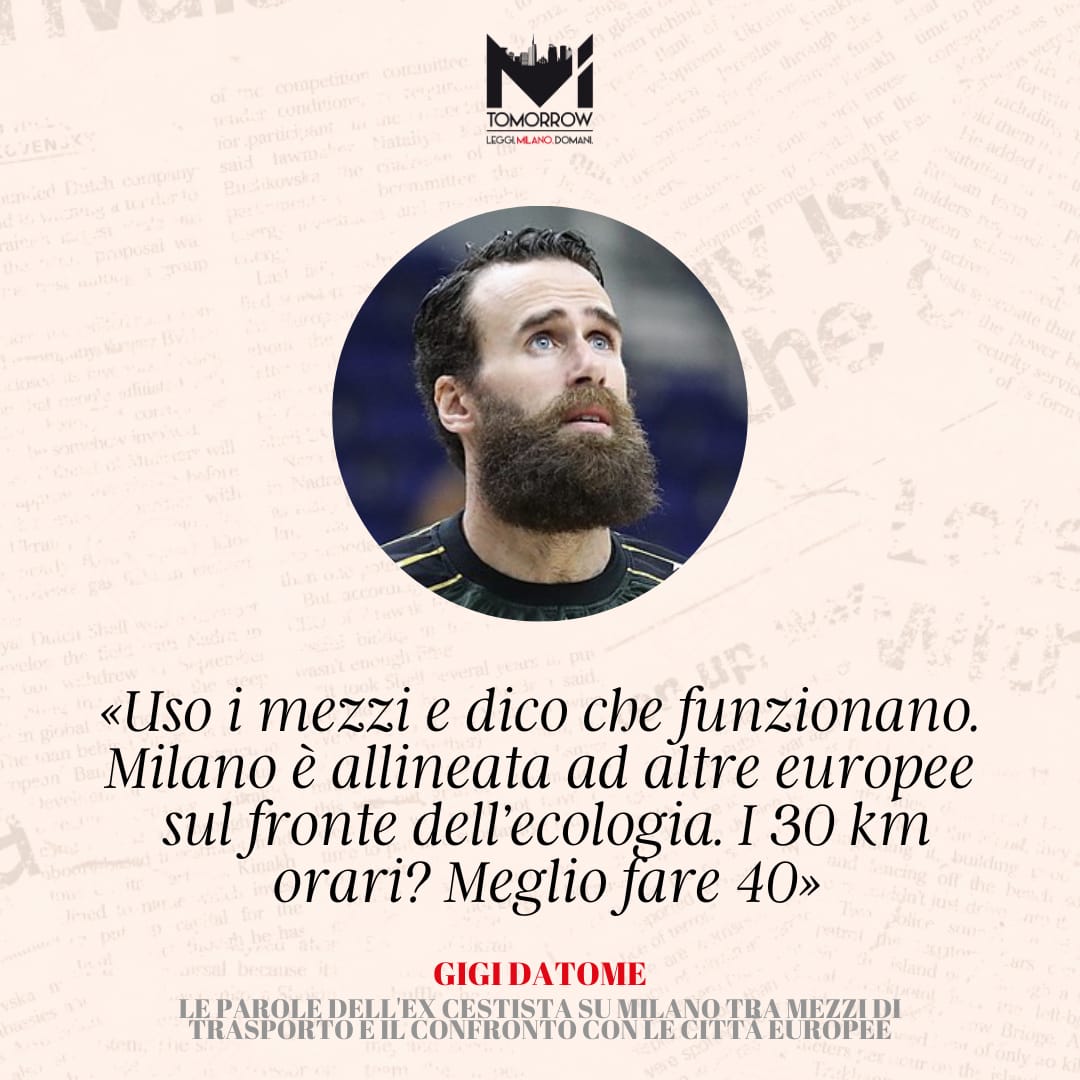 «I MEZZI A MILANO FUNZIONANO» 🎤 Gigi Datome in un'intervista parla della Città Metropolitana ⤵️ #milano #6maggio