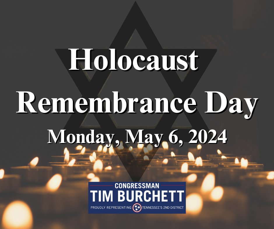 Today we remember the 6 million Jews who were killed in the Holocaust. There's no sense to that kind of violence, it's just evil. Never again.