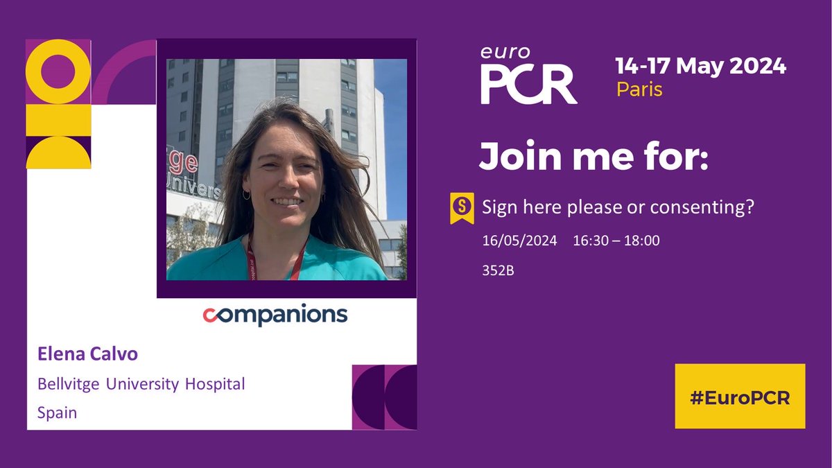 #EuroPCR ⁦@PCRonline⁩ #EuroPCR is here, few days to see us, join us in very interesting sessions 📣📣📣📣📣📣📣 14-17 may in Paris