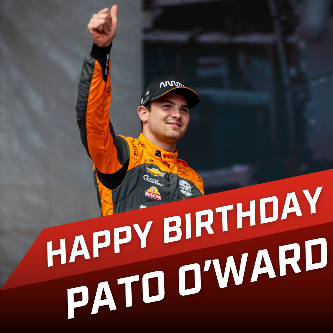 Wishing a massive #DetroitGP Happy Birthday to Pato O’Ward! The 2021 #MotorCity winner returns to the Streets of Downtown #Detroit circuit May 31-June 2. @patriciooward @INDYCAR @chevrolet @arrowmclaren #WeDriveDetroit // #INDYCAR // #PatoOward // #HBD // #ArrowMcLaren #Te ...
