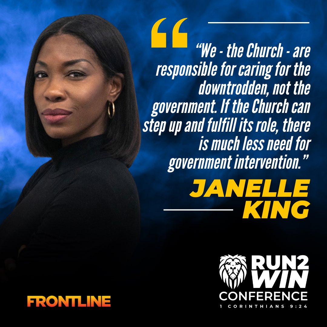 We couldn’t agree more with what @IAM_JanelleK shared at Run2Win. It’s time for the Church to step up! #run2win2024