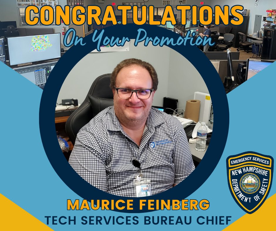 Congratulations Moe!  Moe has both a broad and deep knowledge of the technology in use at DESC, and is skilled at building systems that are hardened for security and resilient to multiple failures. We're thrilled with Moe’s new role! #PublicServiceRecognitionWeek #NH911