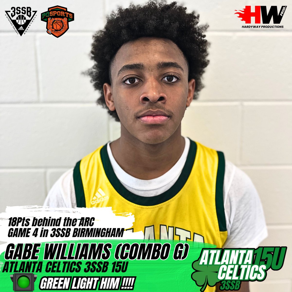 🚦 GREEN LIGHT @3kcentral ”Gabe Williams” went for 18Pts behind the arc In @3SSBCircuit Birmingham, AL not missing a single attempt to help his team Secure a 4-0 weekend in the highly competitive Adidas Circuit @BBRecruiting247 @HSTopRecruiting @EvanDaniels @AtlantaCeltics