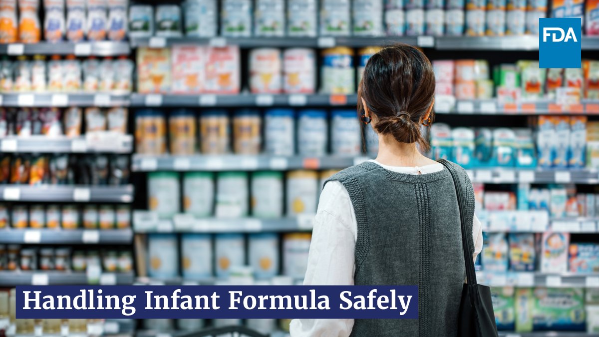 Learn the best practices of preparing and handling infant formula safely to share with your community. Our new fact sheet “Handling Infant Formula Safely” has the facts you need to know. fda.gov/food/buy-store…