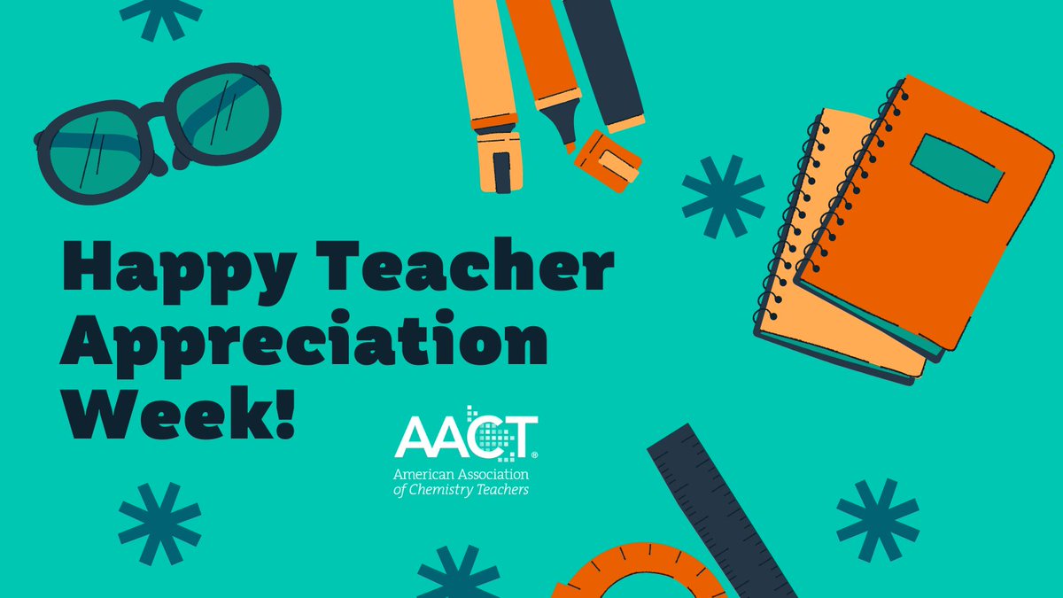 Happy Teacher Appreciation Week! We are so thankful for all the K-12 chemistry educators out there! Thank you for inspiring the next generation of scientists and making a difference in students' lives every day. #TeacherAppreciationWeek #ITeachChem #ThankATeacher