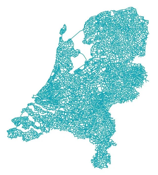 🚲 Cycle paths in the Netherlands
