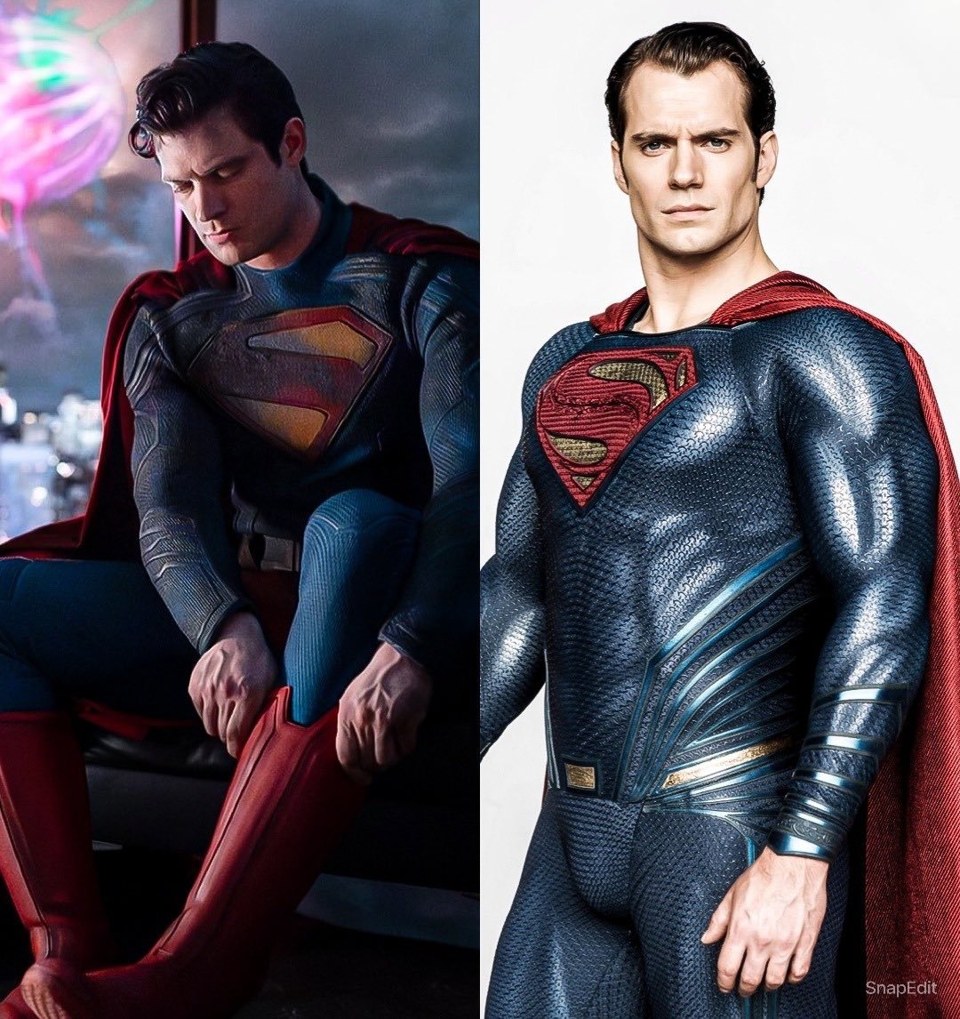 David Corenswet (2024) ile Henry Cavill'in (2013) kostümü arasında hangi #Supermen kostümünü tercih edersiniz?
