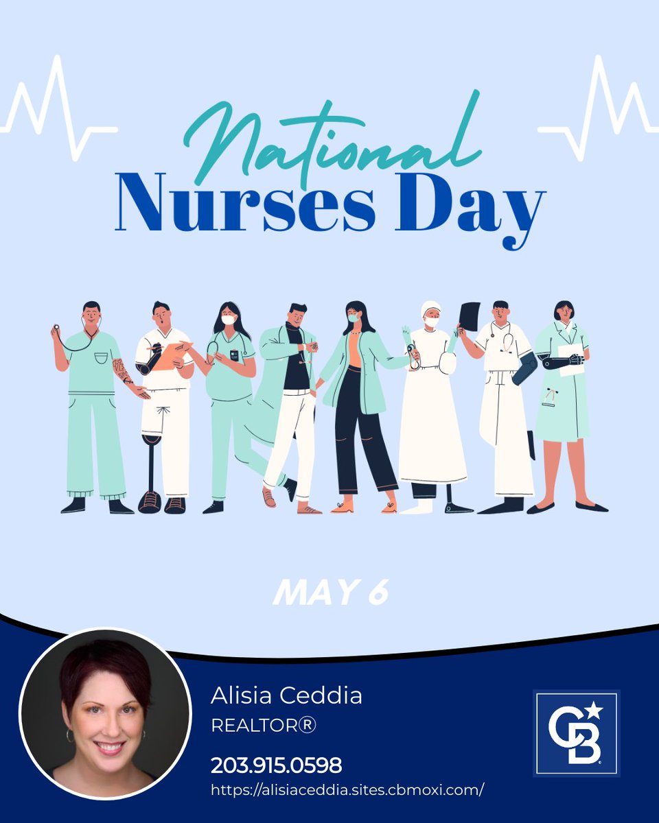 Nurses are the heart of healthcare! Your kindness and compassion do not go unnoticed and we thank you for your hard work. Happy Nurses Day!

#nursesday #healthcare #nurse #kindness #dedication #patients #ctrealestate #coldwellbanker