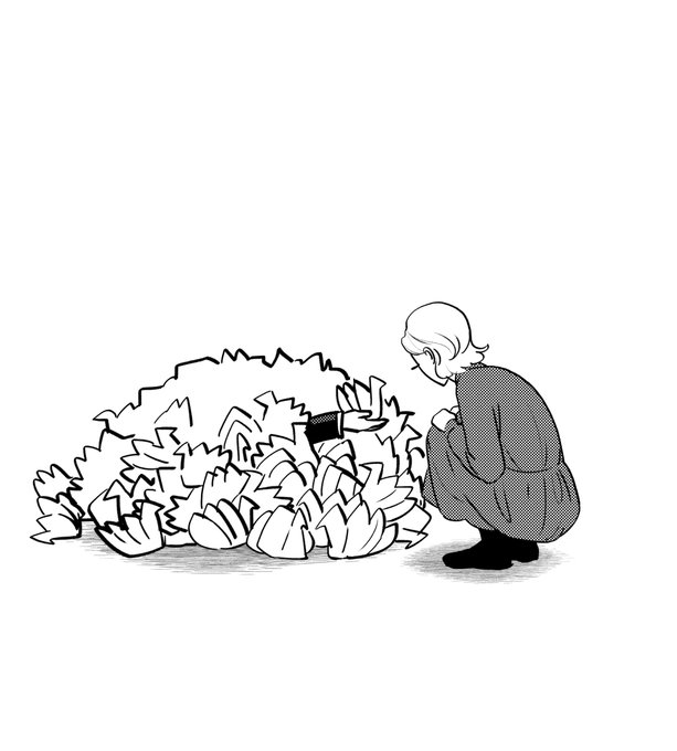 「白黒 ショートヘア」のTwitter画像/イラスト(新着)