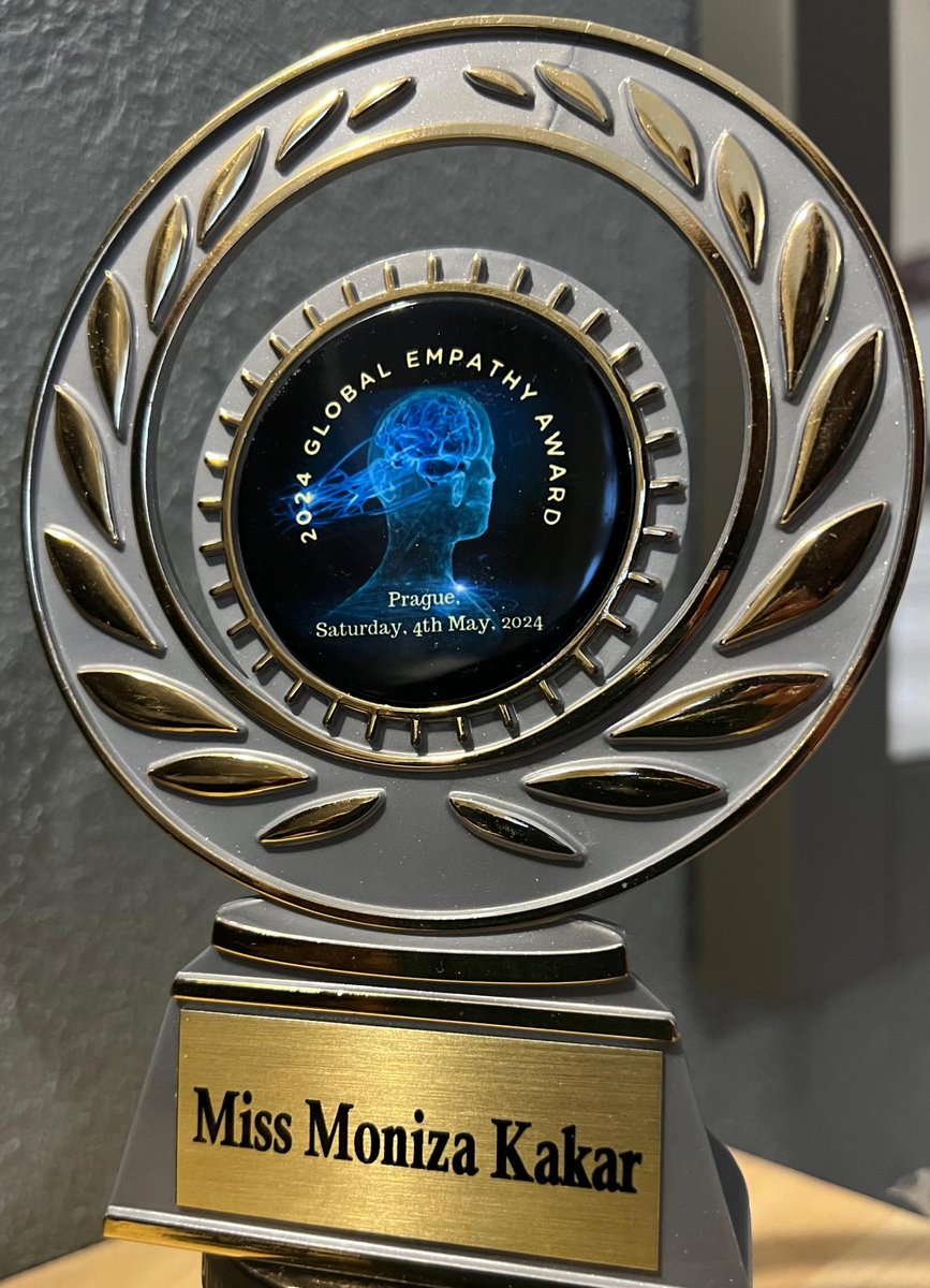 I am truly grateful for this recognition & would like to extend my heartfelt thanks to the organizers of the 2024 Global Empathy Conference .I am proud to be part of a community that values understanding, kindness, & human connection. #2024GlobalEmpathyAward #EmpathyMatters