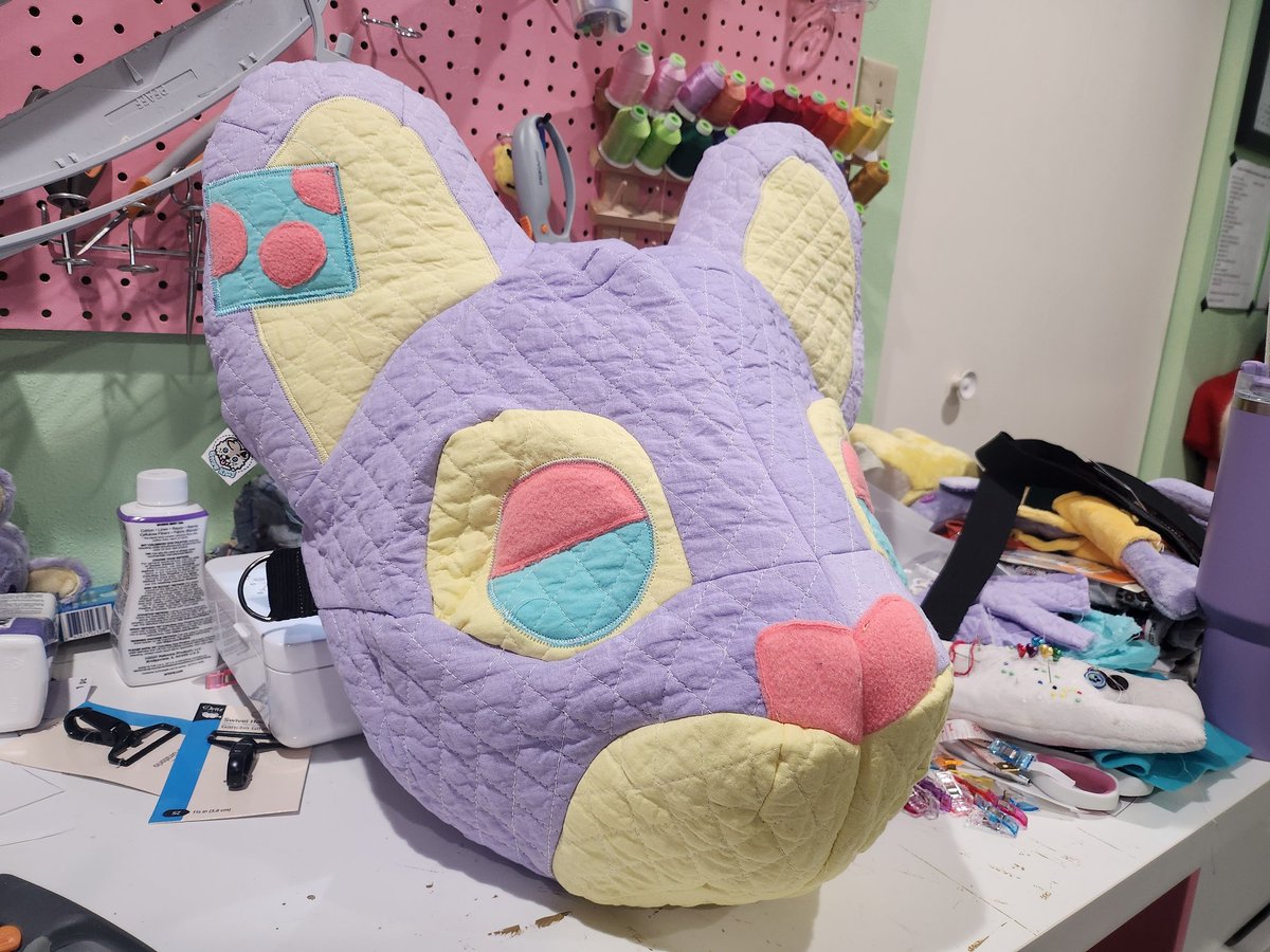I'm very happy with my weekend project - a head case for Peach! 🍑
