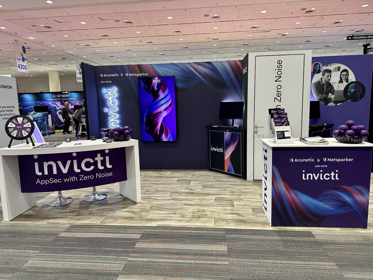 Are you at RSA Conference™ 2024? Make sure to stop by booth N-4524 to meet the Invicti team! 

#RSAC #RSAConference2024 #AppSec