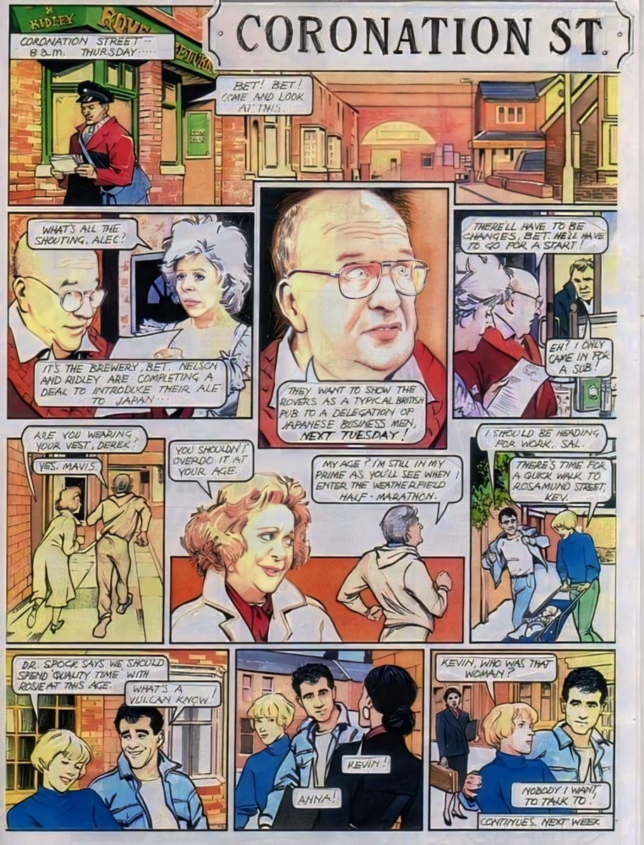 #Corrie comic strip (can’t remember where I found this to give credit 😬).