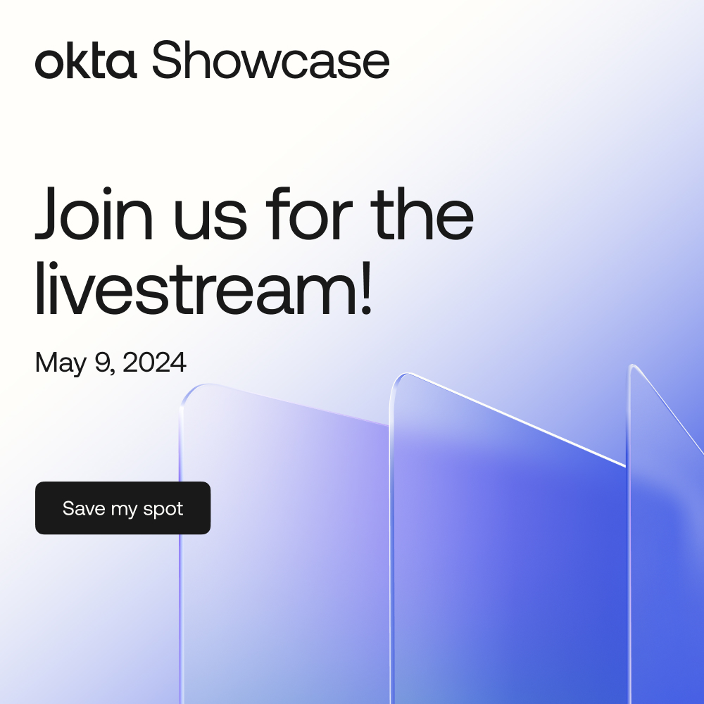 Just 3️⃣ more days until #OktaShowcase, our biggest mid-year event! 🎥🍿 Tune in to hear CEO Todd McKinnon and Okta product leaders reveal how our newest innovations can help transform your organization. RSVP for the livestream today 📩 bit.ly/4cLldaI