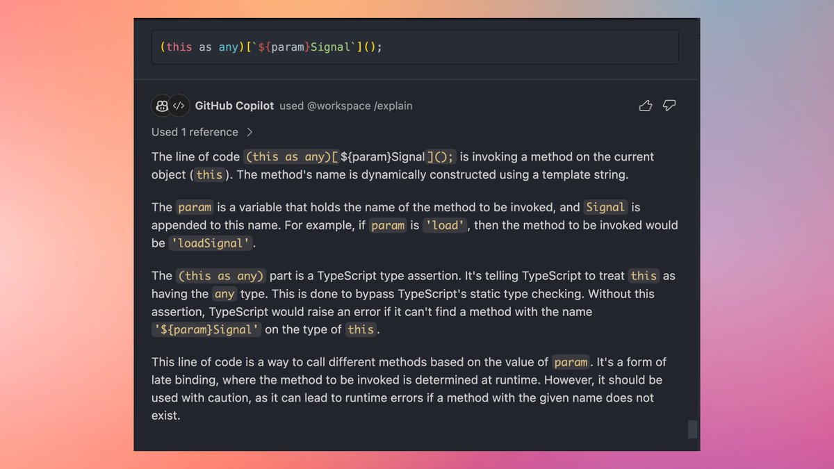 @dale_nguyen this took me a while since @typescript was giving me a type run here. Maybe the Maina Wycliffe and @mattpocockuk of the world can give us a better answer but this is what @GitHubCopilot gave as an explanation