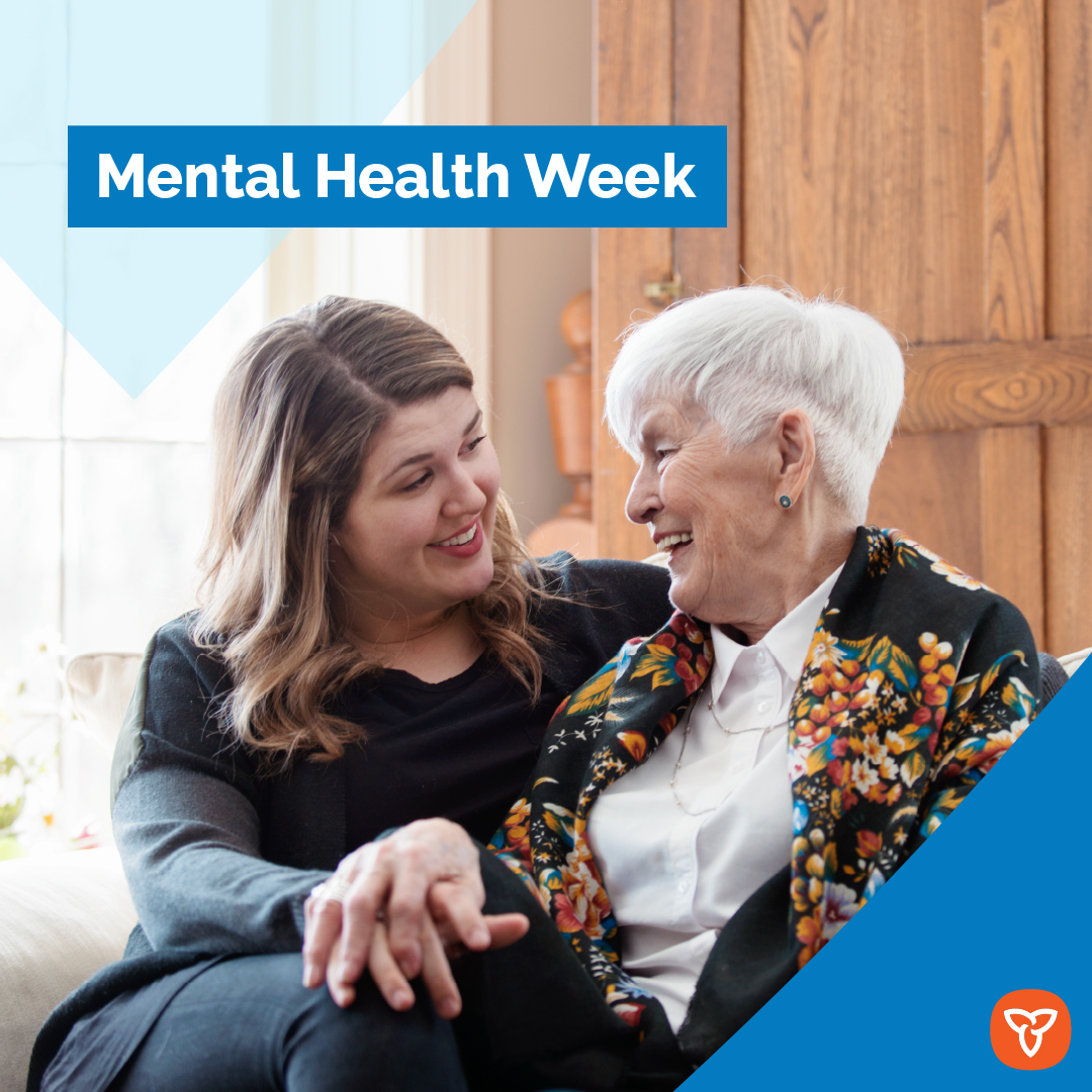 May 6-12 is #MentalHealthWeek. This week, feel how #CompassionConnects. Check in with your loved ones and yourself, and show kindness. Find available resources near you: ontario.ca/mentalhealth