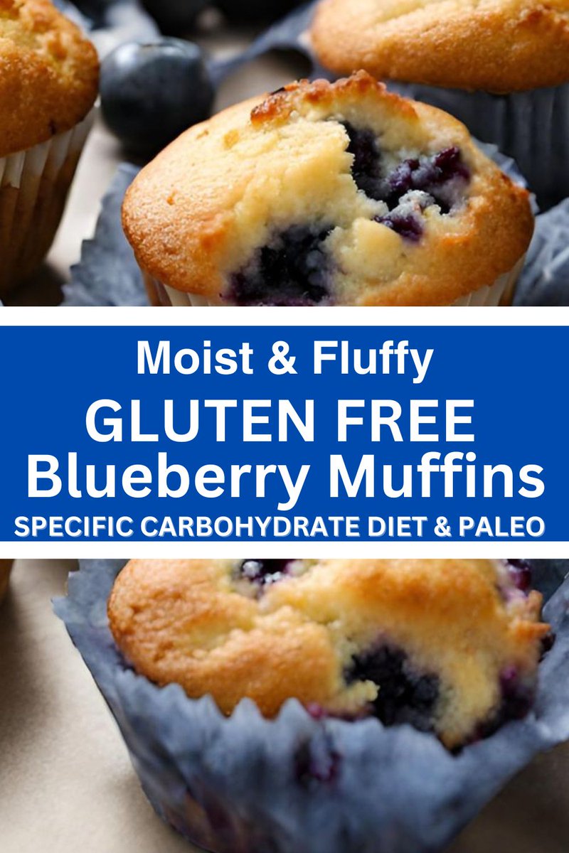 Dive into these delightful Paleo Blueberry Muffins, perfect for starting your day with a moist, fluffy burst of fresh blueberries. 

Perfect for the Paleo diet or anyone looking for a quick gluten-free breakfast idea.

thirtysomethingsupermom.com/scd-blueberry-…

#paleo #SCD #glutenfree #foodie
