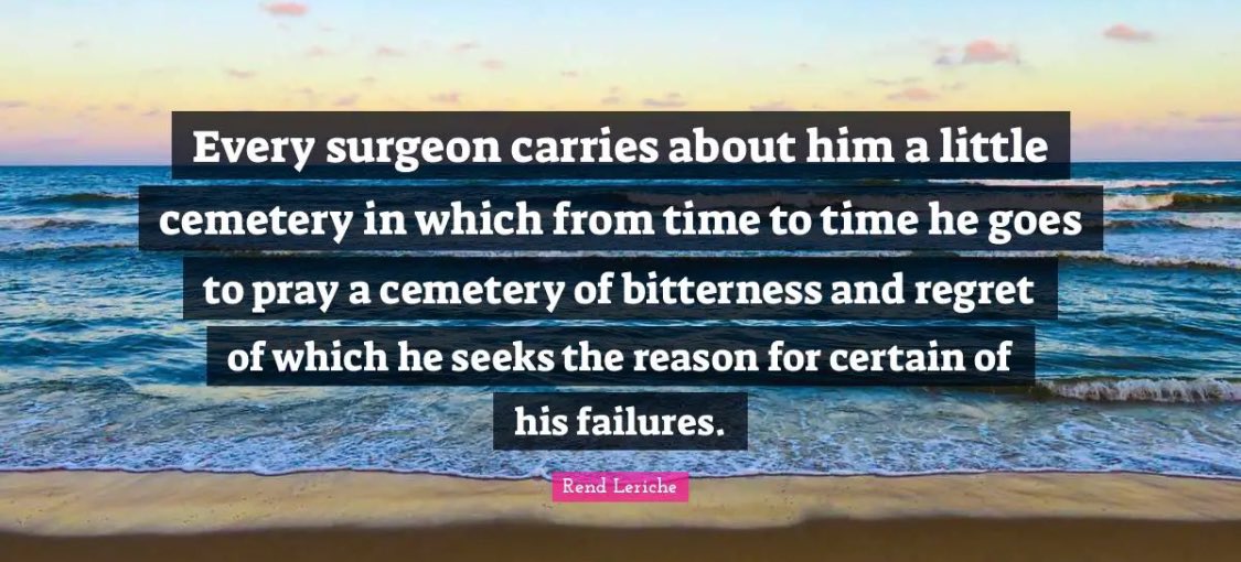 One of the things l love about attending the AUA is the chance to reconnect w/ old friends & colleagues. Two conversations this weekend brought to mind this quote by Rene Leriche that I have hanging in my office 🧵 1/x