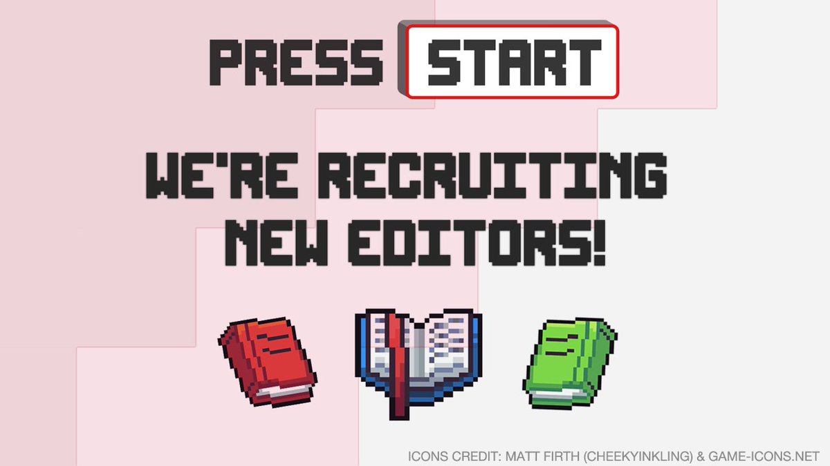 PS_Journal's tweet image. 🧑‍🎓CALL FOR EDITORS📚

Hi everyone! The editorial board of Press Start is currently seeking to recruit new editors to join our team! 🌟

More details below 😀