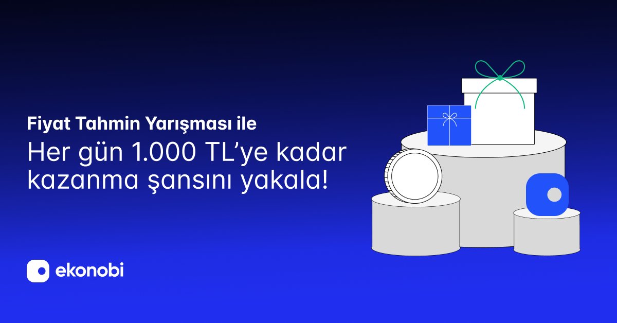 🎁Her gün, en yakın tahmin yapan ilk 50 kullanıcımızın ödül kazandığı #Bitcoin Fiyat Tahmin Yarışması etkinliğimiz tüm hızıyla devam ediyor.

⏰Saat 22:00'ye kadar yarışmaya katılıp, tahminde bulunabilirsin!

➡️➡️➡️  ekonobi.com/bitcoin-fiyat-…

#HerGünKazan #DevirEkonobiDevri