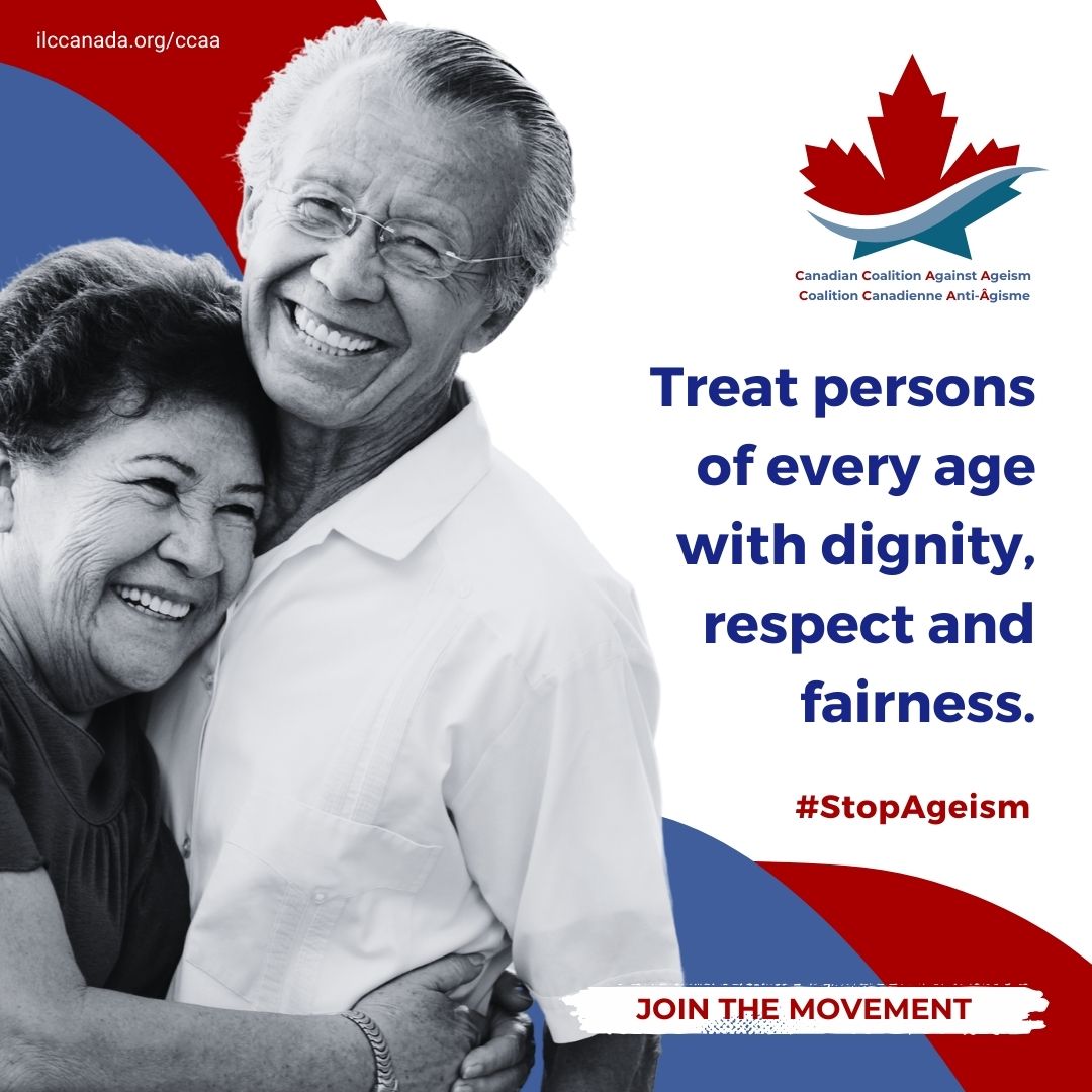We’ve joined the Canadian Coalition Against Ageism (CCAA) to create an age-inclusive society. We’re excited to work with an outstanding group of leaders committed to eliminating #Ageism in Canada. Join the CCAA: to Age with Rights, Together!  bit.ly/supportCCAA #CCAA